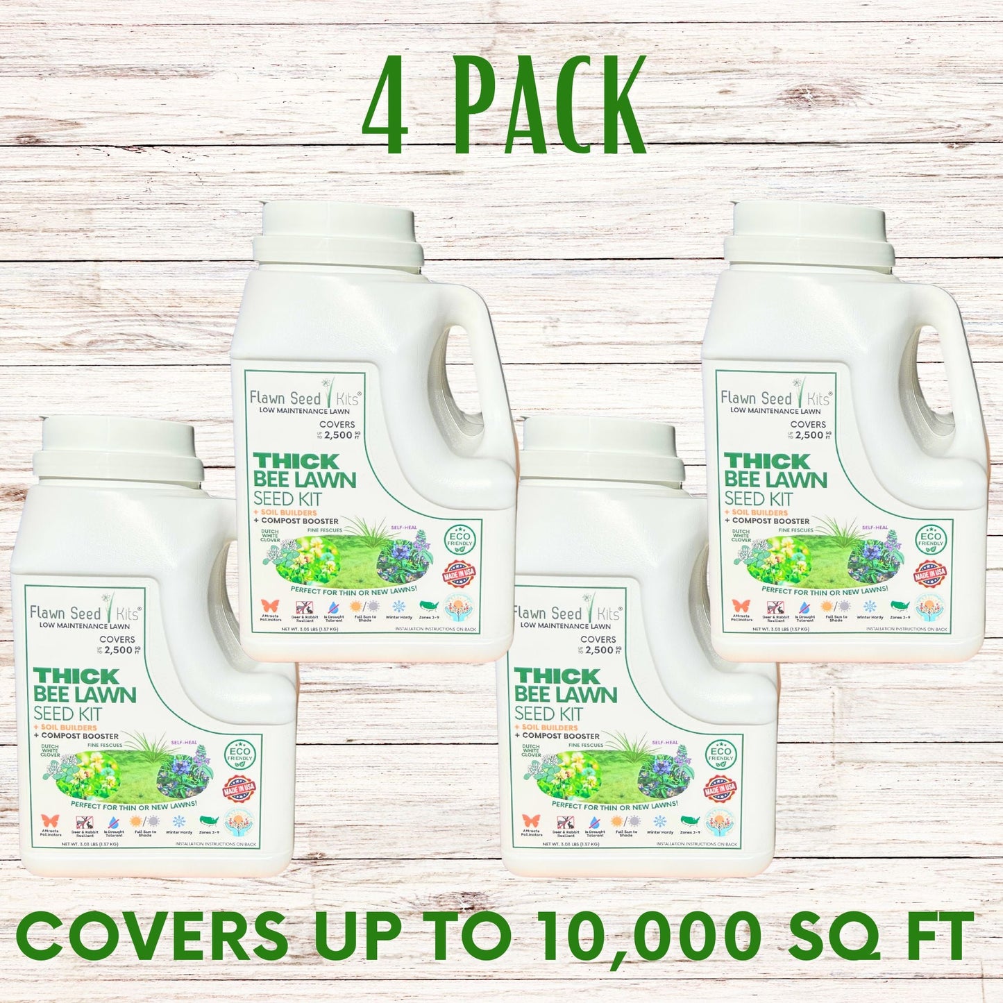 Thick Bee Lawn Seed Kit