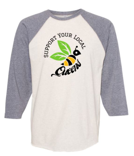 Support Your Local Queens Tee Green