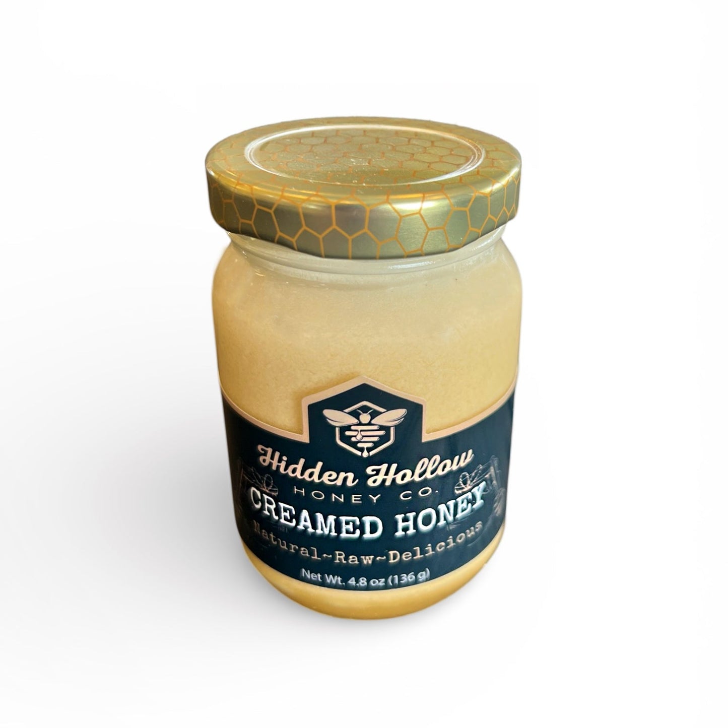 Creamed Honey 4.8 ounce | Whipped Honey | Raw Delicious Natural Honey