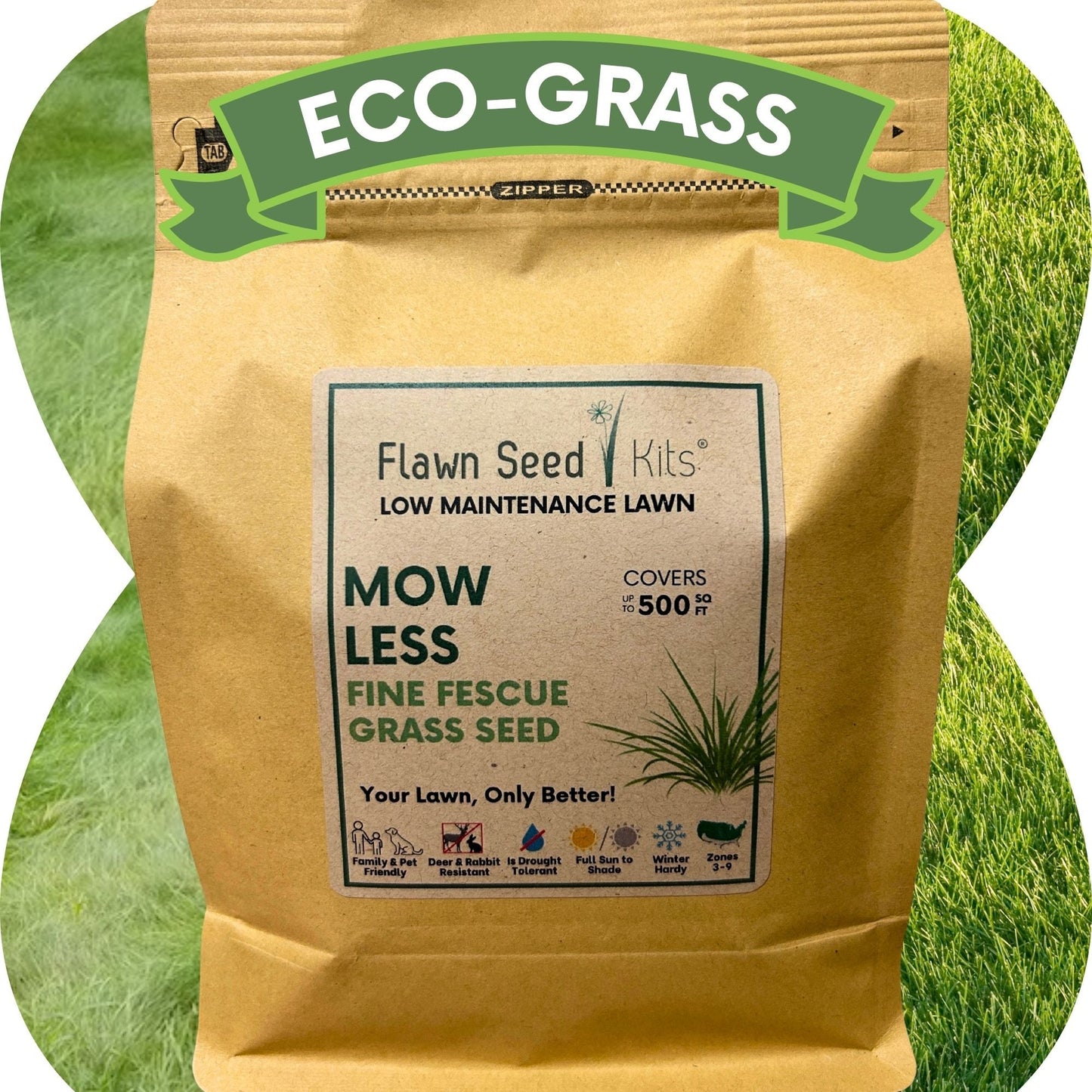Premium Mow Less Grass Seed