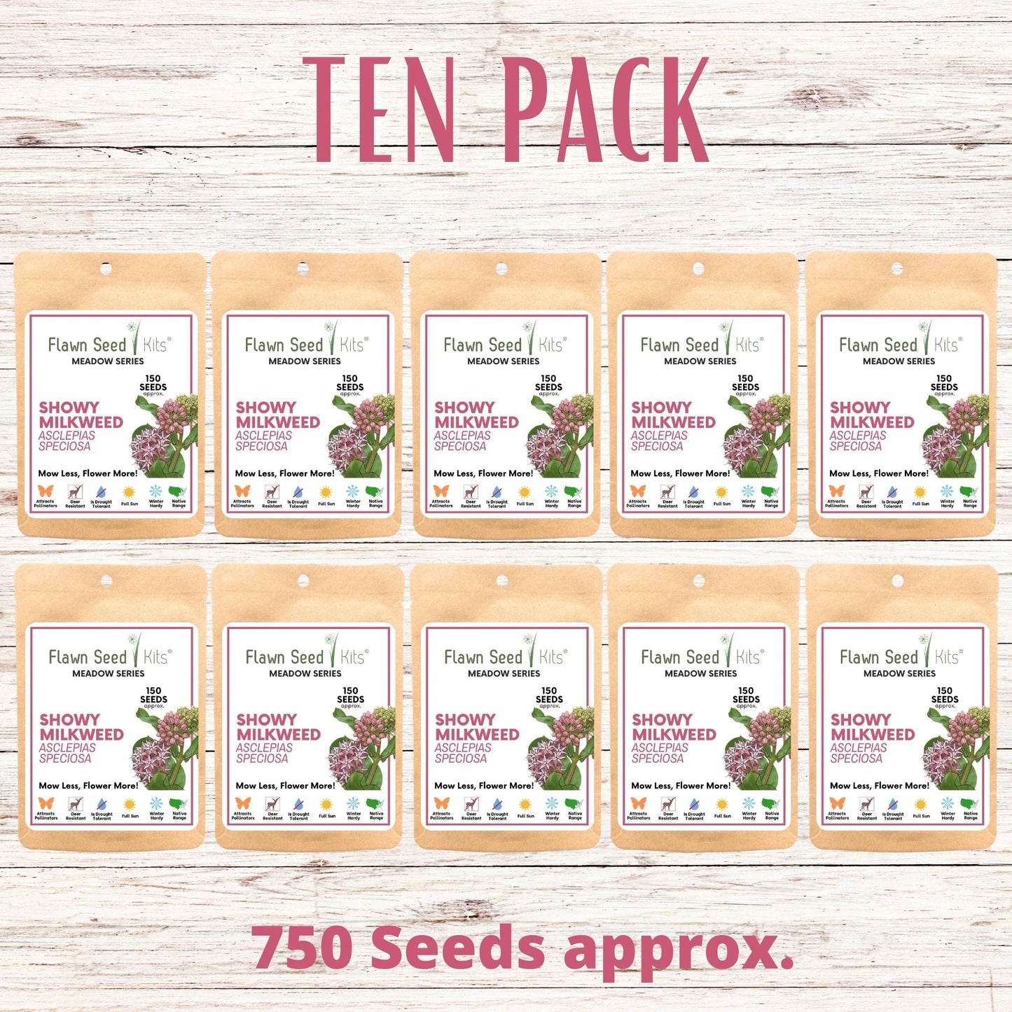 Showy Milkweed Seed Pouch