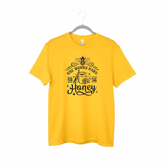 Shirt - Works Hard Gold