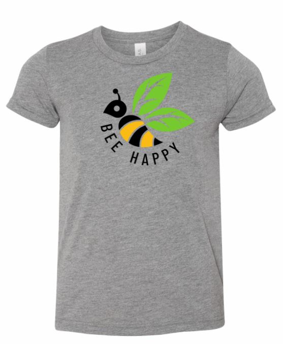 Bee Happy Colored Tee