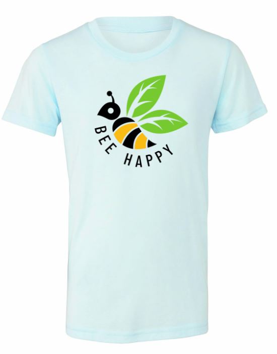 Bee Happy Colored Tee