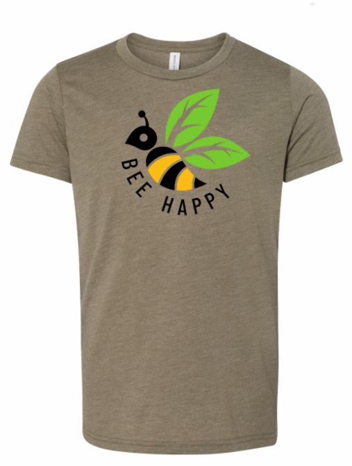 Bee Happy Colored Tee