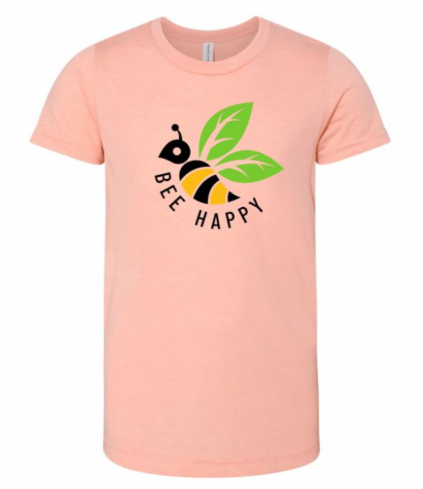 Bee Happy Colored Tee